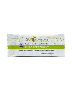 Chocolate Bar with Probiotics - Pure Peppermint